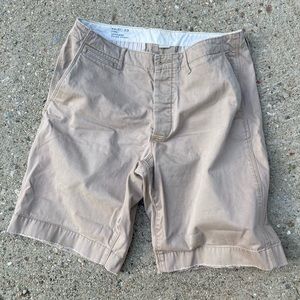 J.CREW Officer Chino Short (8" Inseam) - Khaki - Size 33